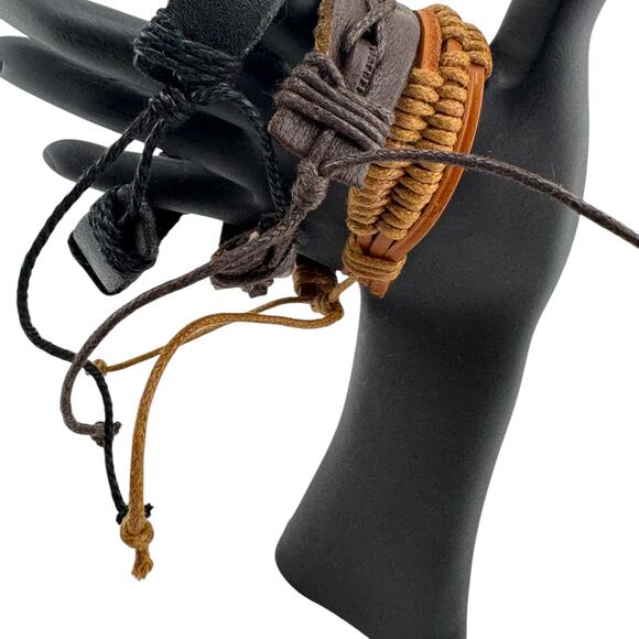 Wrist Wardrobe: 3 Leather Cuffs for Every Mood & Misadventure - Picture 2 of 3